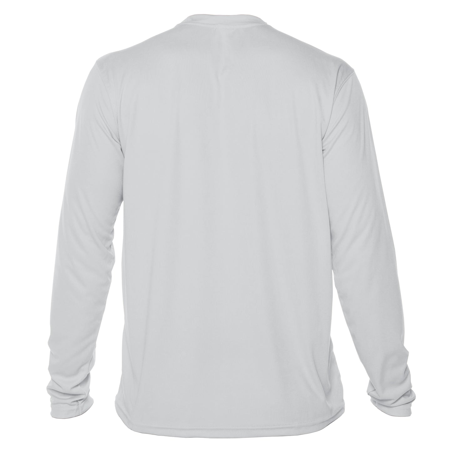 Men's Long Sleeve Running Shirt, White or Pearl Grey