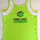 Men's Running Tank Top, Light Green with White Trim