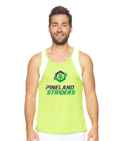 Men's Running Tank Top, Adult Male, Light Green