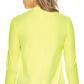 Lady's Running Shirt, Short and Long Sleeve, Safety Yellow
