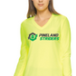 Lady's Running Shirt, Short and Long Sleeve, Safety Yellow