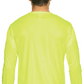 Men's Running Shirt, Short and Long Sleeve, Safety Yellow