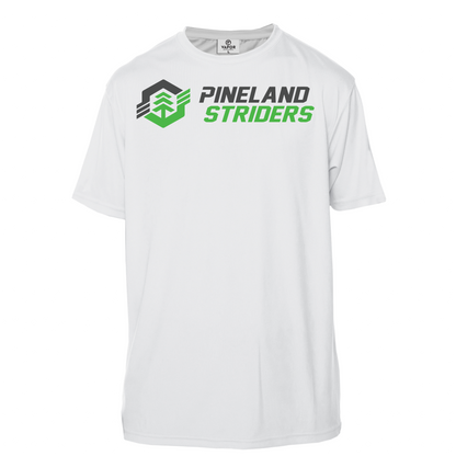 Men's Short Sleeve Running Shirt, White or Pearl Gray
