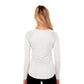 Lady's Blueberry Hill Long Sleeve Running Shirt, White