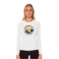 Lady's Blueberry Hill Long Sleeve Running Shirt, White