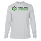 Men's Long Sleeve Running Shirt, White or Pearl Grey