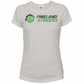 Lady's Short Sleeve Running Shirt, White or Pearl Grey