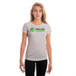 Lady's Short Sleeve Running Shirt, White or Pearl Grey
